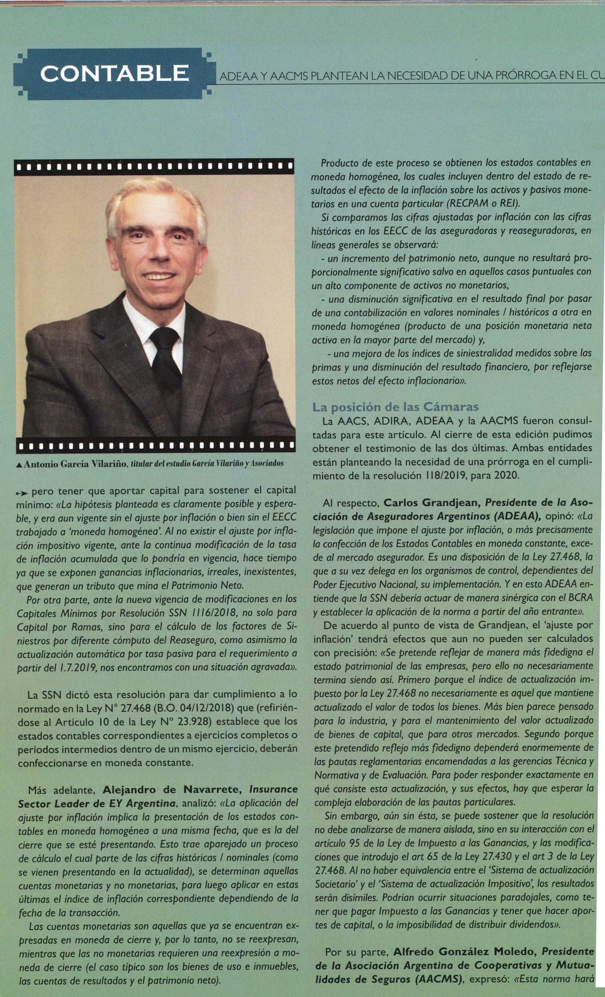 ADEAA y AACMS plantean la necesidad de una prórroga en el cumplimiento de la Res. 118/2019 para 2020 — página 1